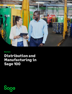 sage 100 dist and manuf