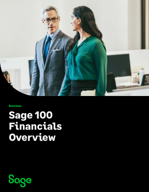 sage 100 financials